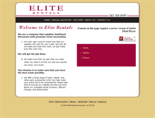 Tablet Screenshot of eliterentalsonline.com